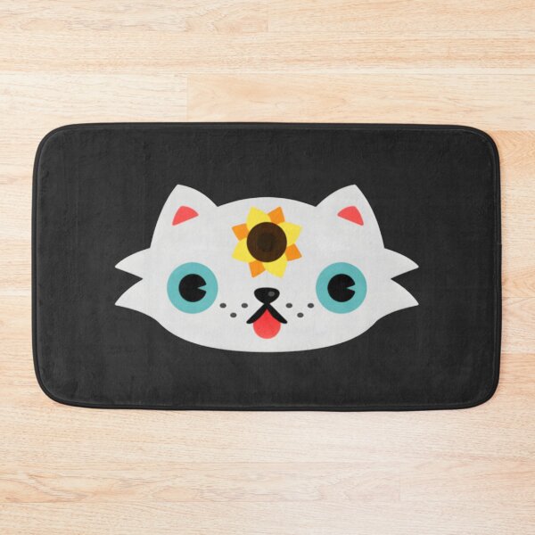 Item preview, White Cat Sunflower designed and sold by Oumnossa.