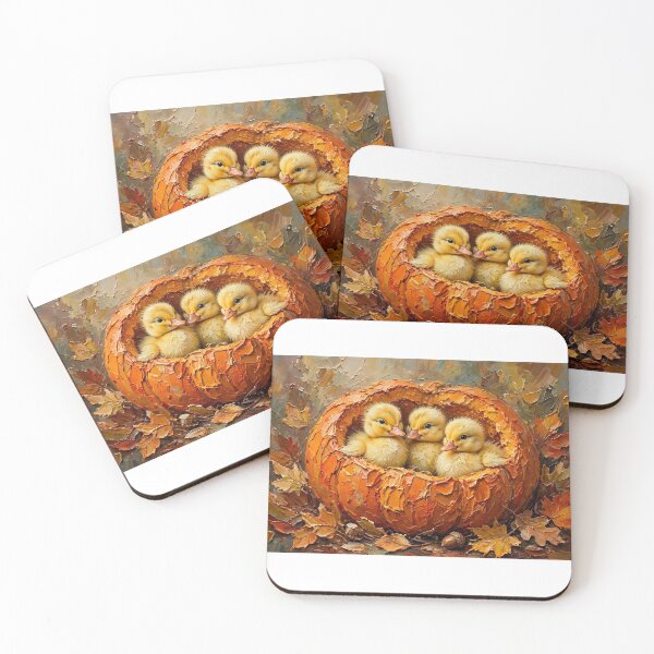 Item preview, Fall ducklings  designed and sold by Tonyasartprints.