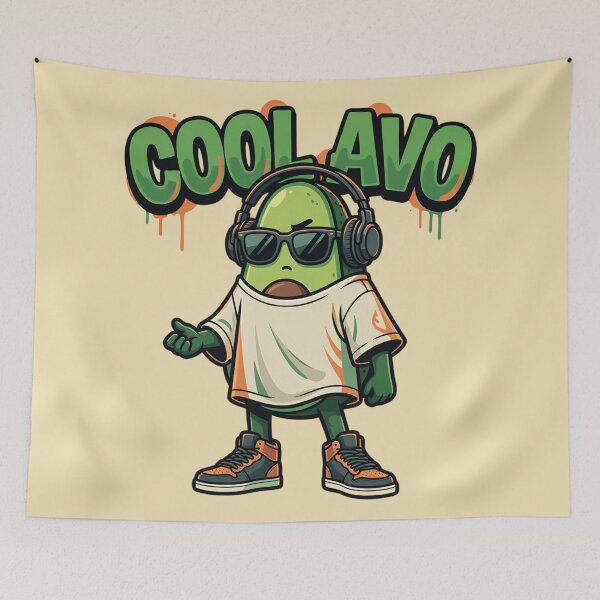 Item preview, Cool Avo Urban Streetwear Avocado Character designed and sold by LenNo9881.