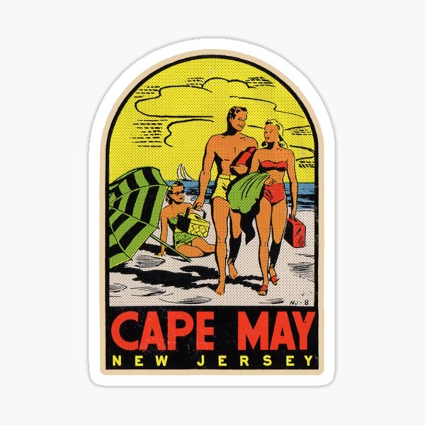 Vintage Cape May Sticker