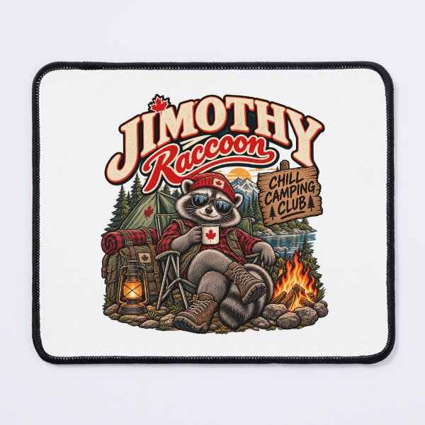 Item preview, Jimothy Raccoon – Relaxing camping club, raccoon and outdoor adventure designed and sold by mocci10.