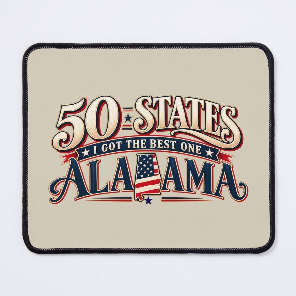 Item preview, Alabama 50 States I Got the Best One – Vintage Alabama State Pride designed and sold by HO•Designs.