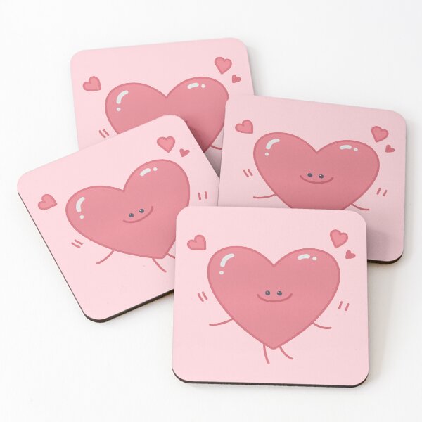 Item preview, Cute Pink Heart Character designed and sold by tammist.
