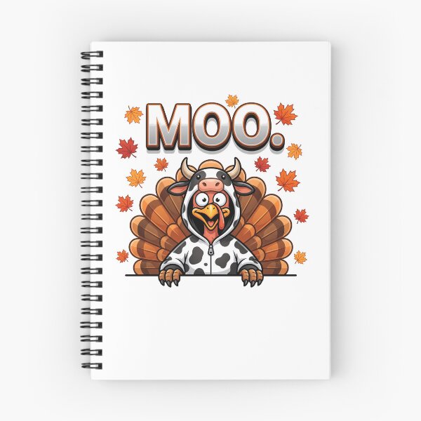 Aperçu de l'œuvre Moo Dinde Déguisement Vache Automne Drôle créée et vendue par MizoX7.