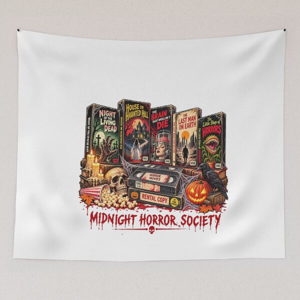Item preview, Midnight Horror Society, Trick Or Treat, 31 October, Spooky Season designed and sold by vintagearttee.