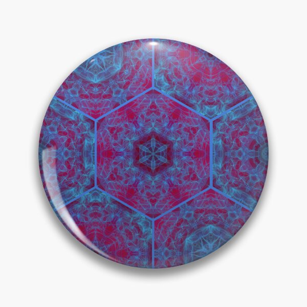 Item preview, Blue Pink Hexagons Shapes Mania designed and sold by Shapes-Mania.