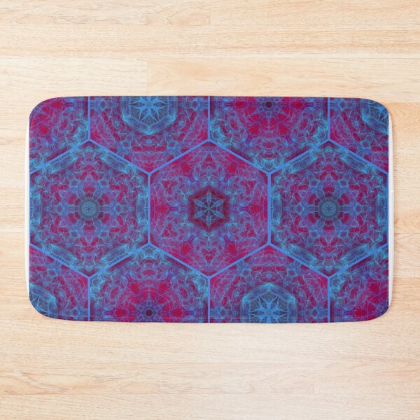Item preview, Blue Pink Hexagons Shapes Mania designed and sold by Shapes-Mania.