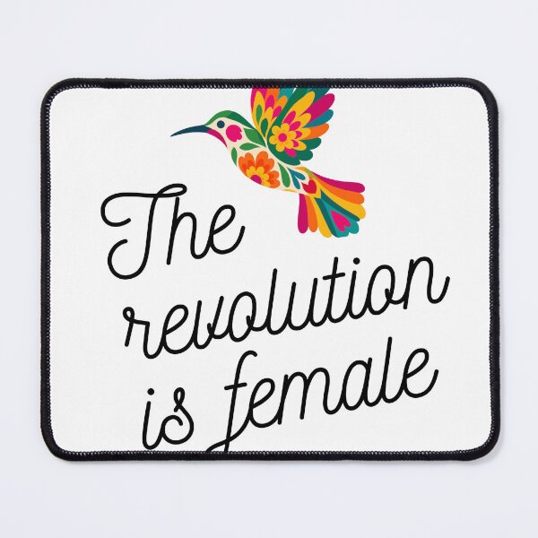 Item preview, The Revolution Is Female Feminist Hummingbird designed and sold by Fani*.