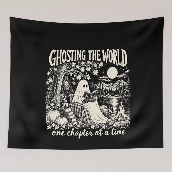Item preview, Ghosting The World One Chapter At A Time, Trick Or Treat, 31 October, Spooky Season designed and sold by vintagearttee.