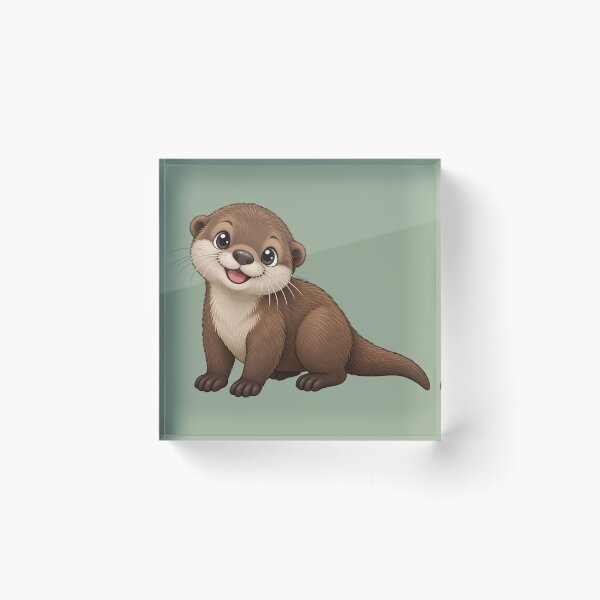 Item preview, Cute baby otter designed and sold by RAMIRELLI.