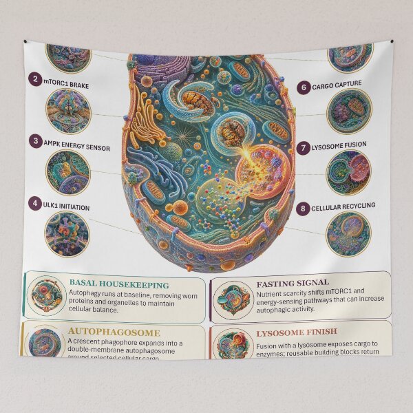 Item preview, Molecule Mysteries - Autophagy designed and sold by Molecule Mysteries.