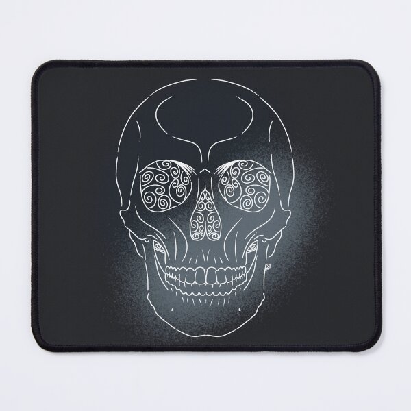 Item preview, Human Skull Line-art (Navy) designed and sold by Burnt_Pikachu.