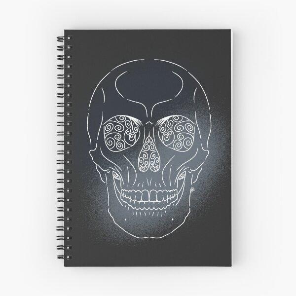Item preview, Human Skull Line-art (Navy) designed and sold by Burnt_Pikachu.