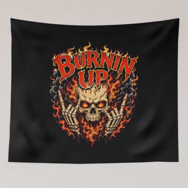Item preview, burnin up fire flame designed and sold by hugoinkcoast.