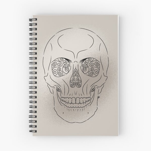 Item preview, Human Skull Line-art (Grey) designed and sold by Burnt_Pikachu.