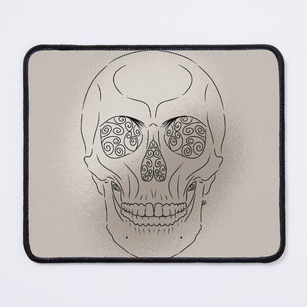 Item preview, Human Skull Line-art (Grey) designed and sold by Burnt_Pikachu.