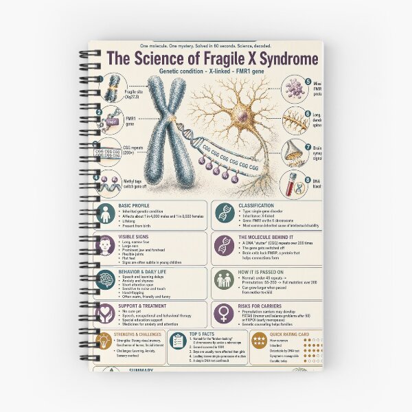 Item preview, Molecule Mysteries - Fragile X designed and sold by Molecule Mysteries.