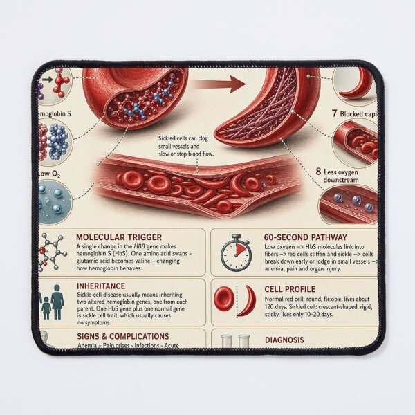 Item preview, Molecule Mysteries - Sickle Cell designed and sold by Molecule Mysteries.
