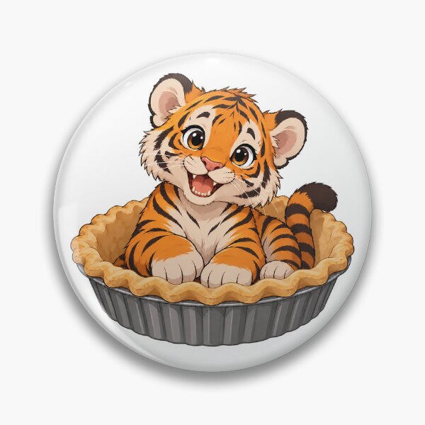 Artikelvorschau, Der Tiger liebt Backen – aber die Methode ist etwas fehlerhaft. entworfen und verkauft von nikkolaus.