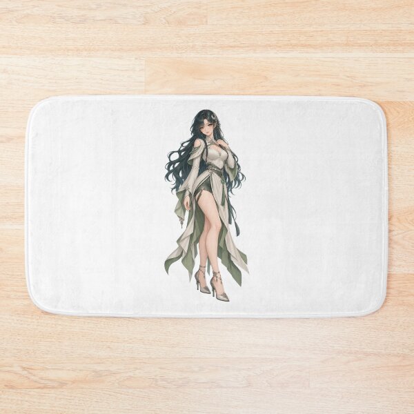 Item preview, Elegant Fantasy Princess in Green and White designed and sold by iloveanimechibi.
