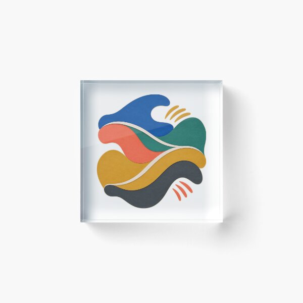 Item preview, Crosswind Swell Paper Cut Study designed and sold by aihrgdesign.