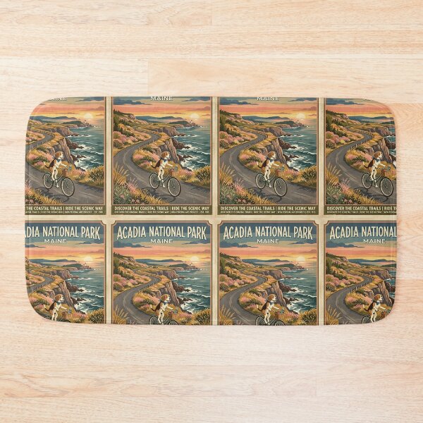 Item preview, Beagle Coastal Cyclist designed and sold by PictoVibe.