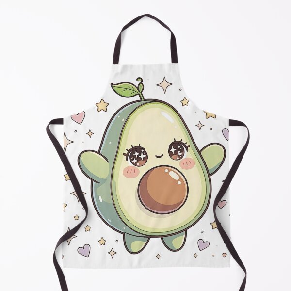 Item preview, Cute Botanical Avocado Nature Character Illustration designed and sold by LenNo9881.