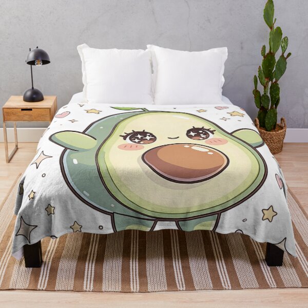 Item preview, Cute Botanical Avocado Nature Character Illustration designed and sold by LenNo9881.