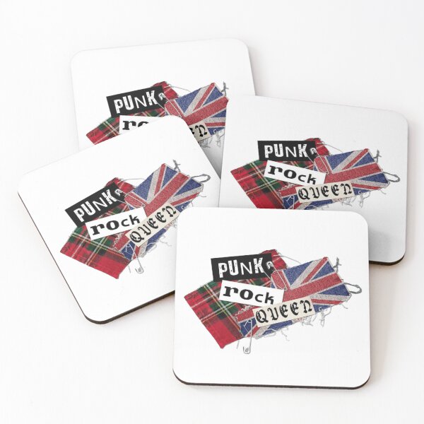 Item preview, Punk Rock Queen – Tartan Punk Collage designed and sold by destelloacido.