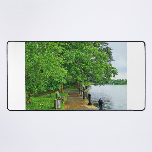 Item preview, Peaceful Broncos Brisbane aMoonlit Lake designed and sold by osakihi.