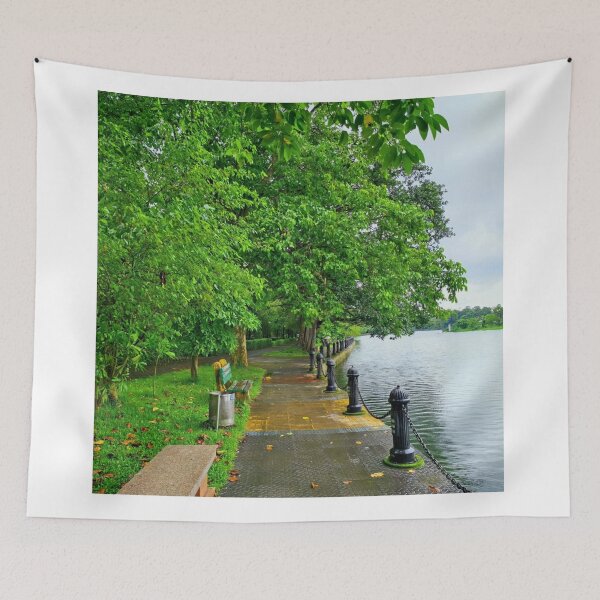 Item preview, Peaceful Broncos Brisbane aMoonlit Lake designed and sold by osakihi.