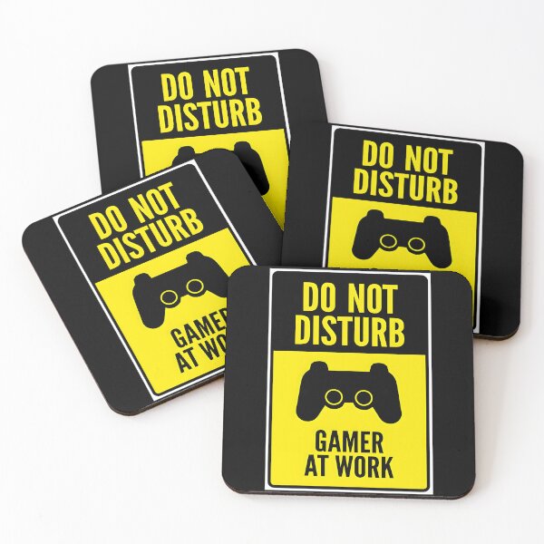 Item preview, Do Not Disturb Gamer At Work designed and sold by Dragstrider.