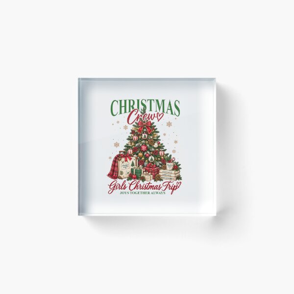 Item preview, Christmas  Crew Girl Christmas Trip designed and sold by vintagearttee.