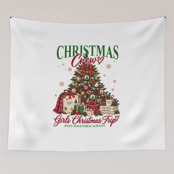 Item preview, Christmas  Crew Girl Christmas Trip designed and sold by vintagearttee.