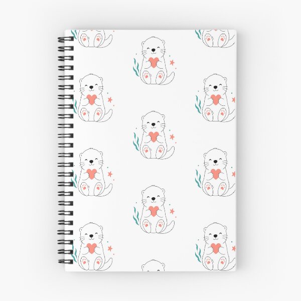 Item preview, Minimalist Line Art Love Otter designed and sold by creativerooney.