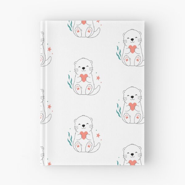 Item preview, Minimalist Line Art Love Otter designed and sold by creativerooney.