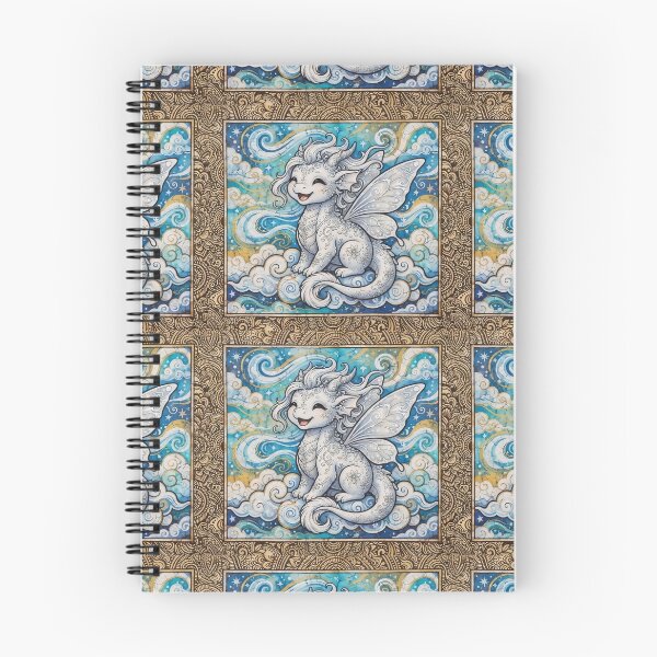 Item preview, Element Series: Air Drakeling - Batik designed and sold by WolfMoonPrintShop.