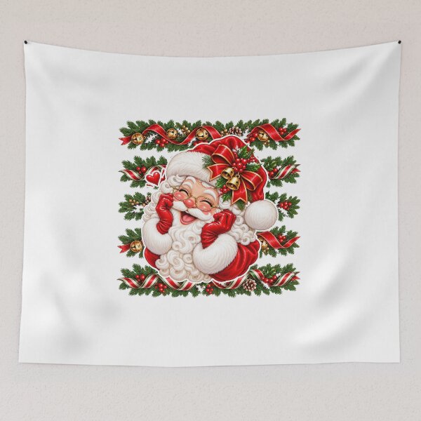 Item preview, Stripes Christmas Santa Claus,  Crew Girl Christmas Trip designed and sold by vintagearttee.