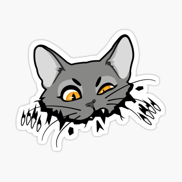 Cat`s Outbreak Sticker