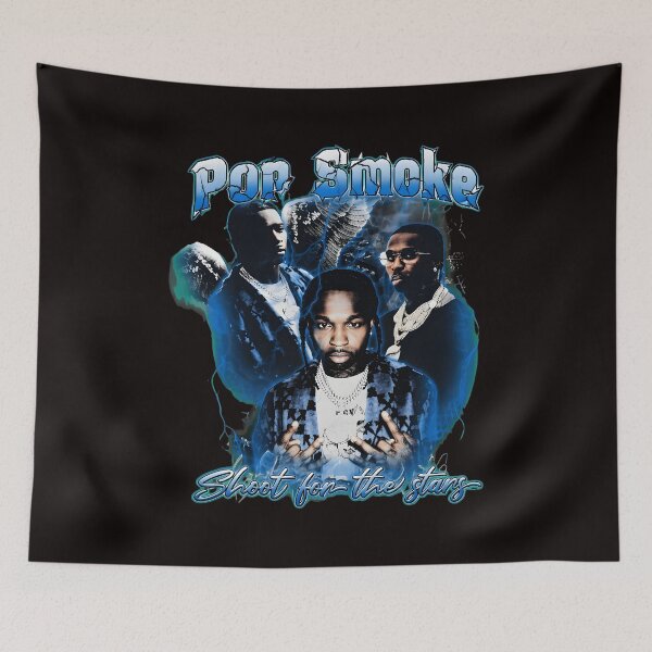 Item preview, Pop Smoke Shoot For The Stars Retro  designed and sold by WAHBI-HBO.
