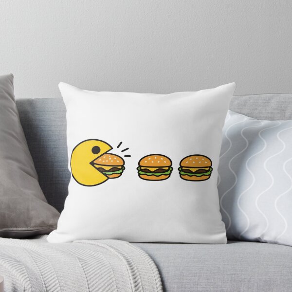 Item preview, Pac-Man Eating Burger designed and sold by wingoo22.