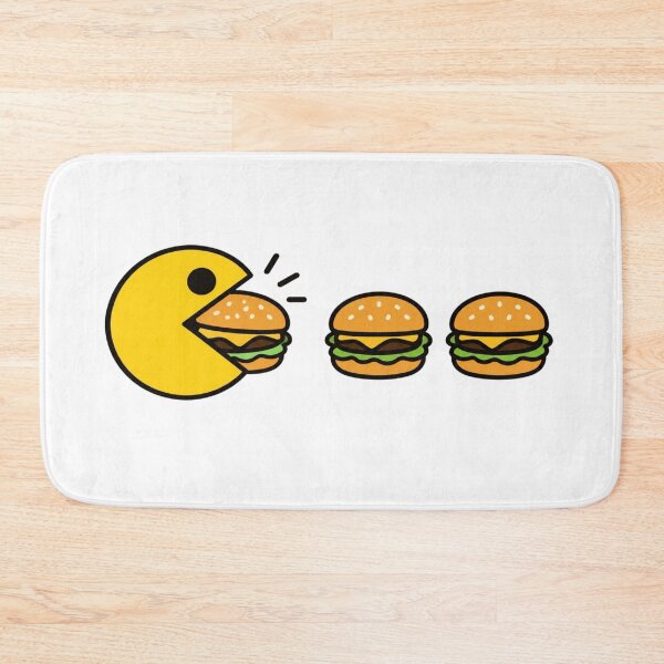 Item preview, Pac-Man Eating Burger designed and sold by wingoo22.