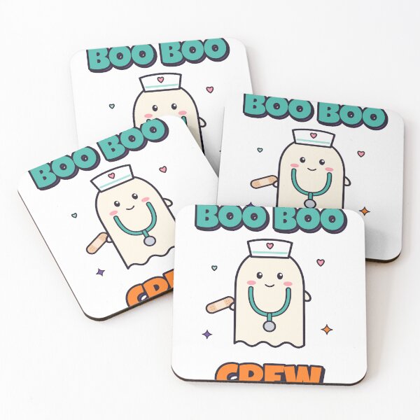 Item preview, Boo Boo Crew Nurse Halloween Ghost designed and sold by somebasic.
