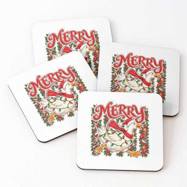 Item preview,  Stripes Christmas Goose, Santa Claus, Crew Girl Christmas Trip, Winter Season designed and sold by vintagearttee.