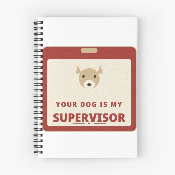 Item preview, Your Dog Is My Supervisor HVAC Tech Badge designed and sold by thestevebro.