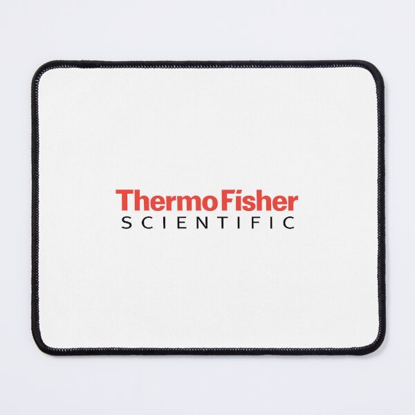 Item preview, Thermo Fisher Scientific logo red and black wordmark of life sciences company designed and sold by Scovillea.