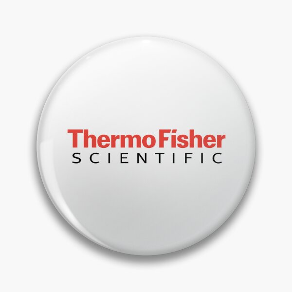 Item preview, Thermo Fisher Scientific logo red and black wordmark of life sciences company designed and sold by Scovillea.