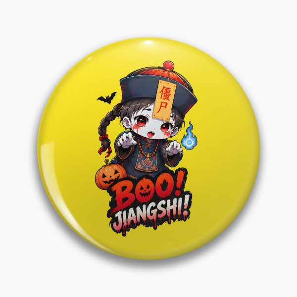 Item preview, Boo Jiangshi Cute Halloween Chinese Vampire designed and sold by PreeCha Art & Co..