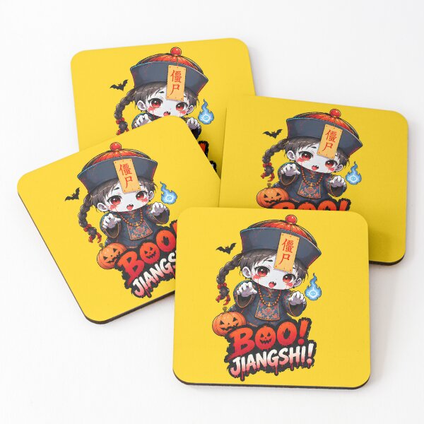 Item preview, Boo Jiangshi Cute Halloween Chinese Vampire designed and sold by PreeCha Art & Co..