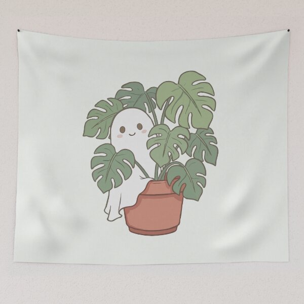 Item preview, Monstera Houseplant Ghost designed and sold by Gkinoki.